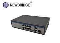 8 2 Gigabit Port PoE Ethernet Switch Cat5/5e/6 Standard Network Cable With 1 SFP Port